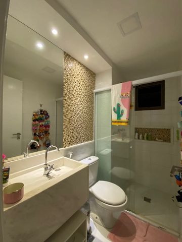 Apartamento a venda Jardins de Andaluzia,113mts,3 suítes,Alto do Calhau São Luis MA - Foto 4