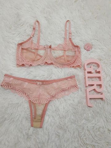 Conjuntos sexy de renda e tulle - Foto 3