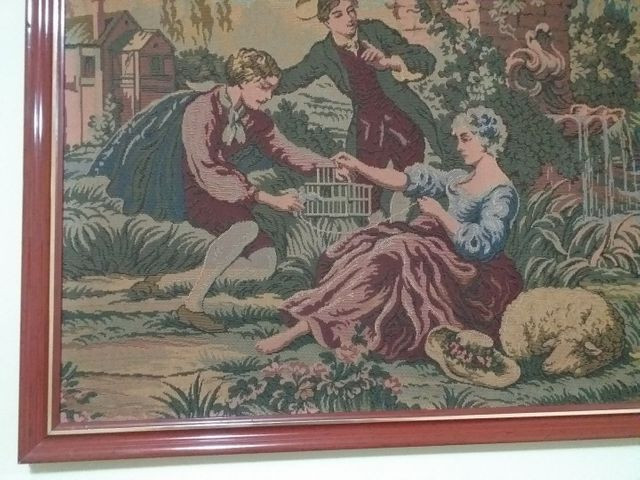 Quadro em tapeçaria GOBELIN - Foto 2