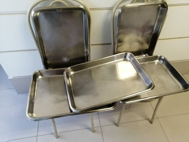 Assadeiras em aço inox(10 peças) veja descrição