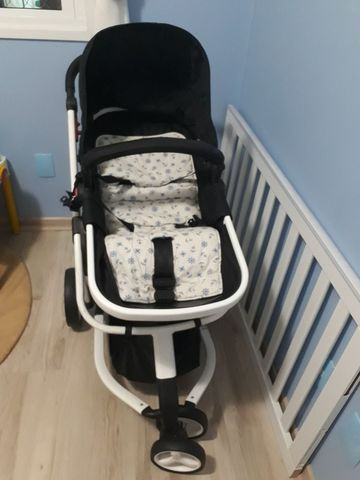 Carrinho de bebê Safety Mobi Branco - excelente estado - Foto 2
