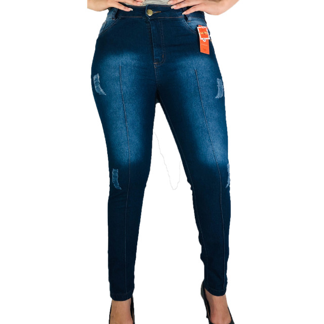 Kit 3 Calças Jeans Femininas com lycra - Frete grátis para SP - Foto 2