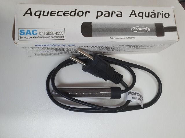 Aquecedor De Aquário Forpets 5w 110v - Foto 4