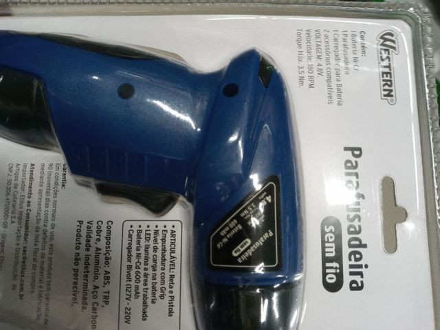 Parafusadeira s/ fio Western