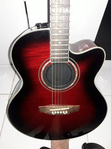 Vendo ou troco Eagle ch70 extra jumbo , procuro trocar em Takamine com volta minha - Foto 3