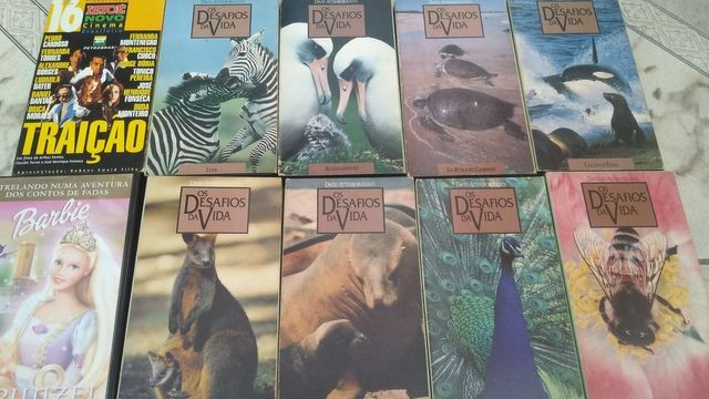 Fitas Vhs filmes e documentários