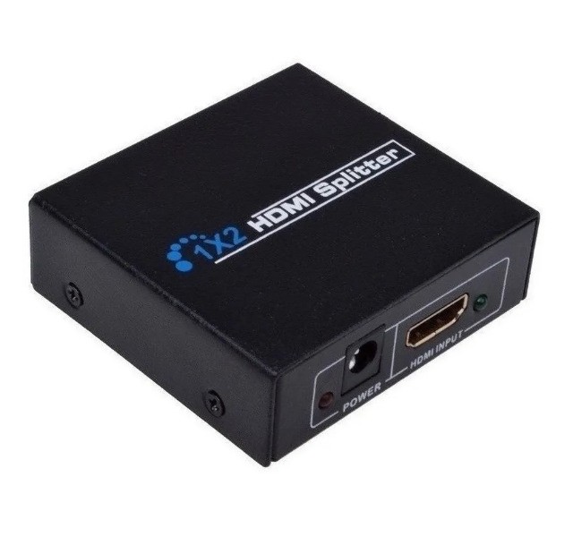 Splitter Distribuidor Divisor Hdmi Hdcp 2x1 Video 1080p Com Fonte 5V