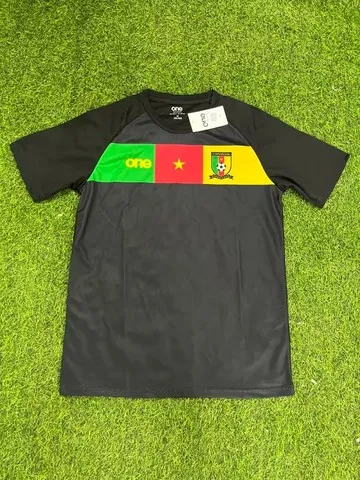 Camisa Camarões Preta Treino 2022