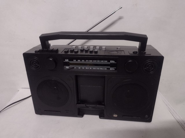 Rádio tipo antigo bombox USB, Aux  - Foto 2