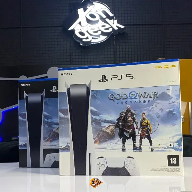 Console PlayStation 5 Standard Edition Branco + God Of War