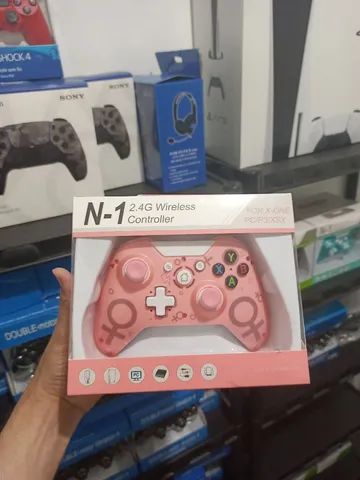 Controle Xbox One Séries PC  na cor Rosa bebê - Foto 2
