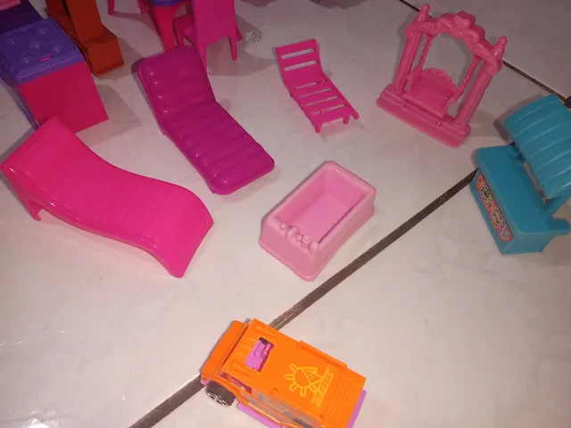 Brinquedos parte EXTRA: Casinha da Barbie em Madeira MDF - Mamãe Plugada