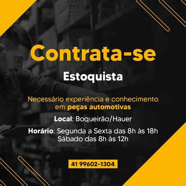 Oportunidades de emprego em Curitiba, Contratando agora