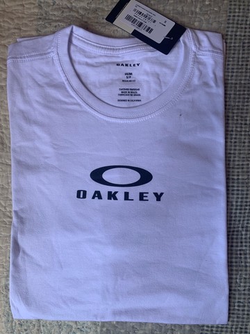 Camiseta Oakley Bark New Branca 