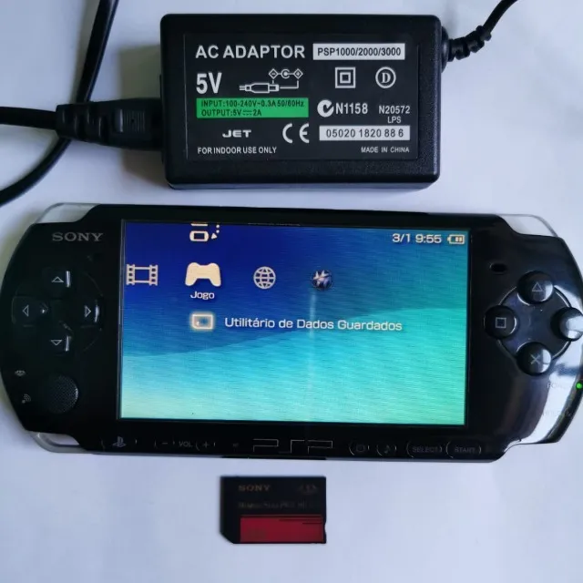 Cartão de Memoria PSP Completo +Jogos - Escorrega o Preço