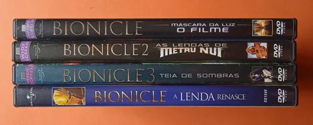 Dvd Bionicle 1, 2, 3 e 4 - Livros e revistas - Pilarzinho