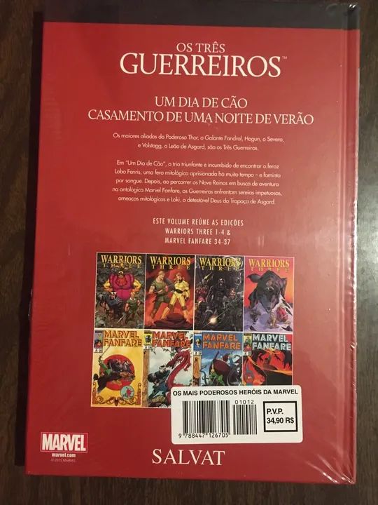 Os Heróis mais Poderosos da Marvel 12- Os Três Guerreiros - Foto 2