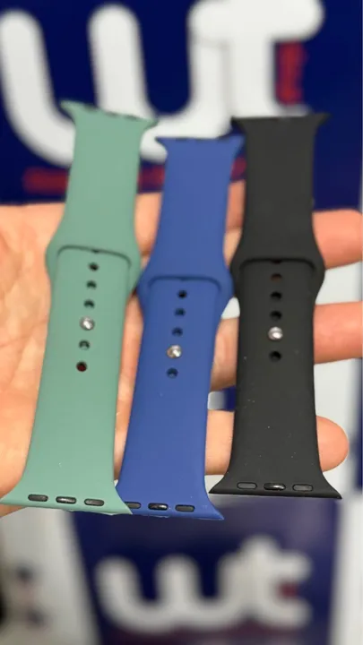 Pulseira Silcone lisa para Smartwatch 42mm a 49mm