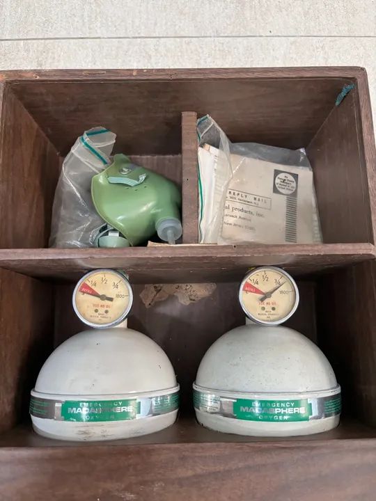 Kit Oxigênio Emergência antigo - Foto 3