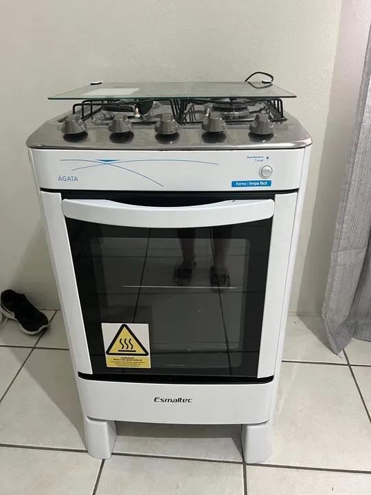 Fogão a gás 4 bocas ESMALTEC AGATA BRANCO