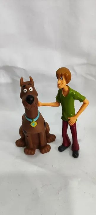 BONECOS MINIATURAS Scooby doo e Salsicha Usado Colecionável  - Foto 4
