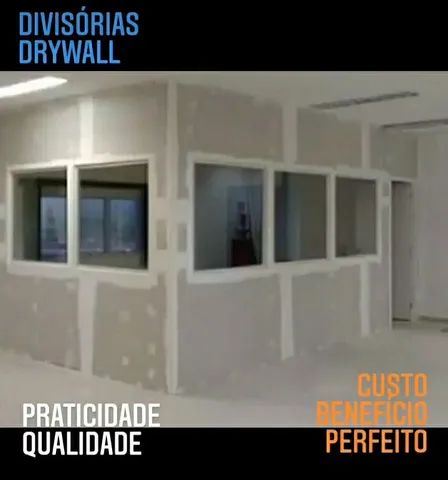 Divisórias Parede em Drywall Gesso Acartonado - Foto 6