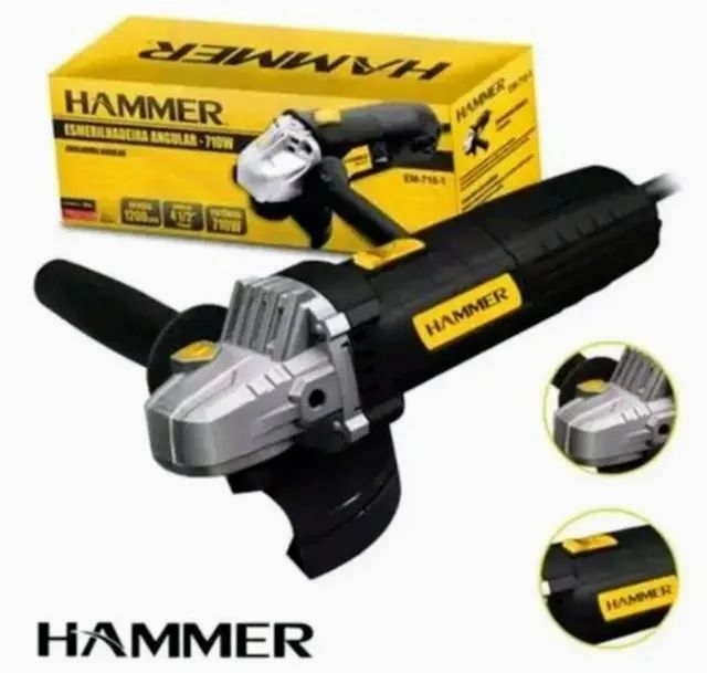 Esmerilhadeira Angular Hammer 7