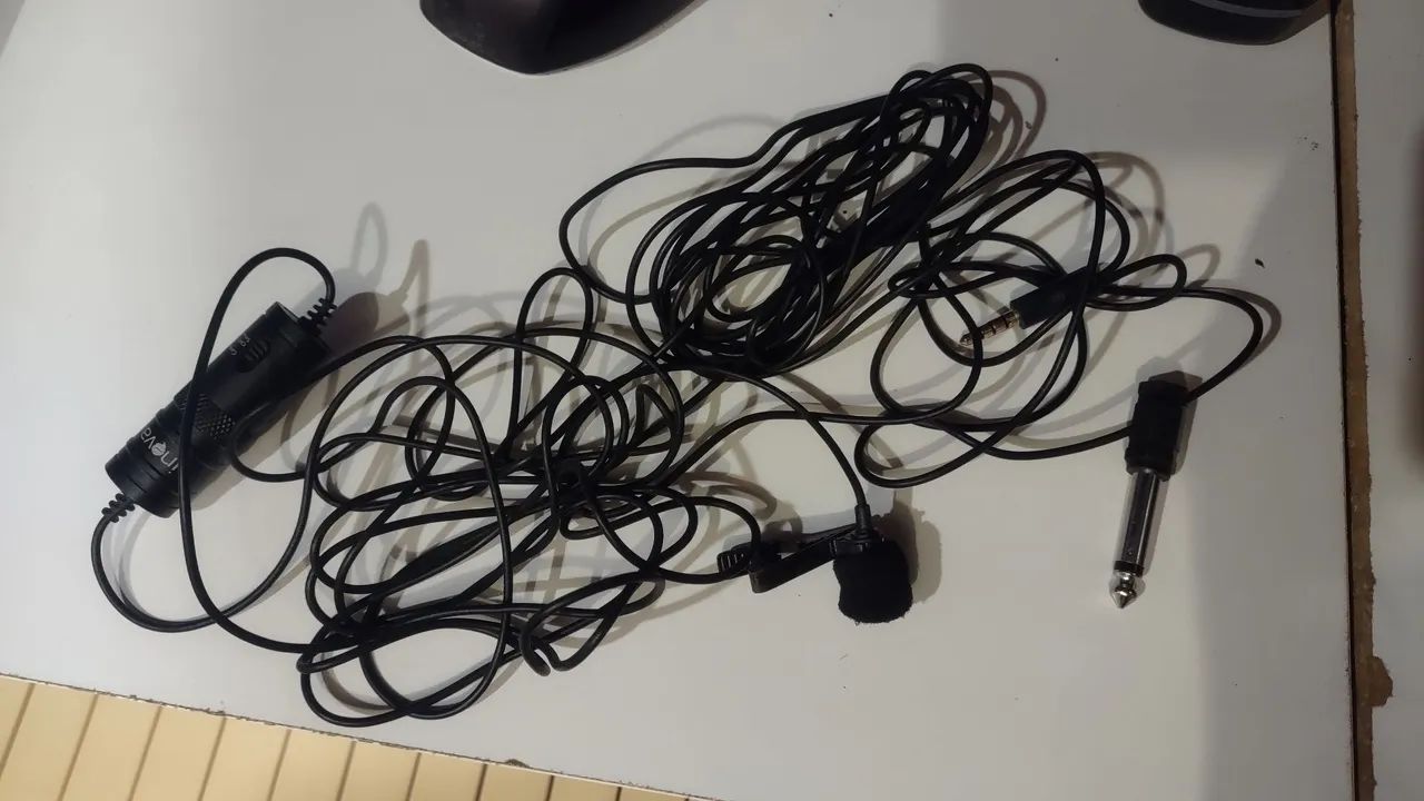 Microfone Lapela Condensador 