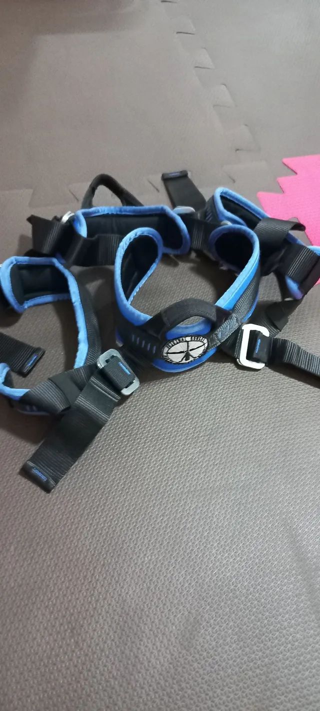 Cadeirinha tipo rapel neobungee neopilates pilates com 2 kits elastico - Foto 3
