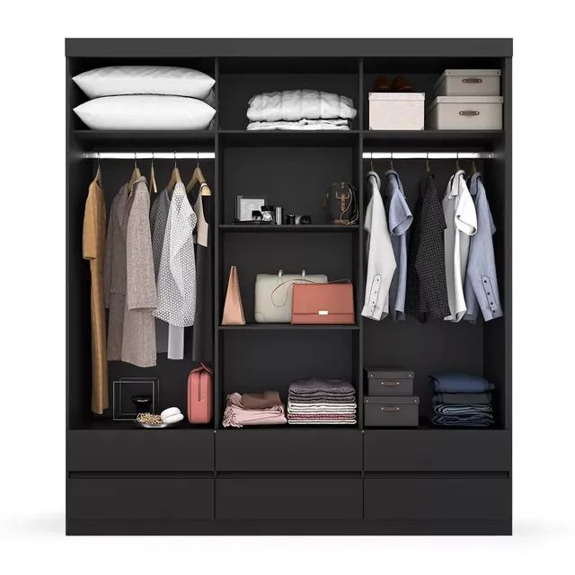 GUARDA ROUPA BLACK CASAL NOVO, ALTO PADRÃO  - Foto 2