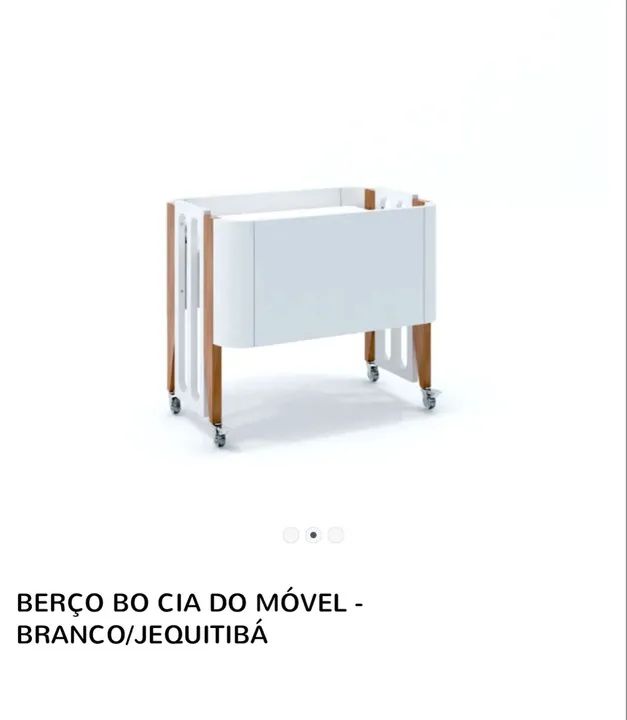  Berço + Colchão BO 3 em 1 - Cinza - Foto 3