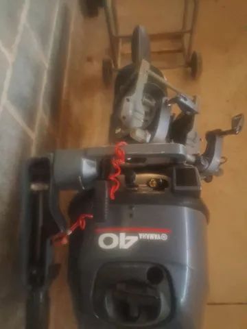 Motor de popa yamaha 40 hp semi novo - Foto 4