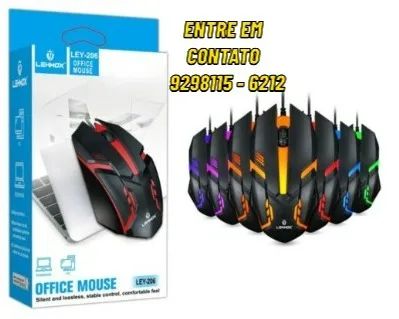 Mouse Com Fio Lehmox- Entregas 9h as 22h - Foto 2