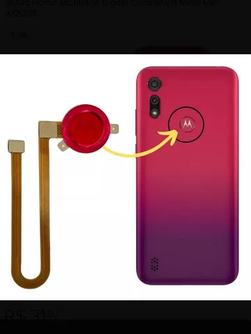 Biometria moto E6s original retirada