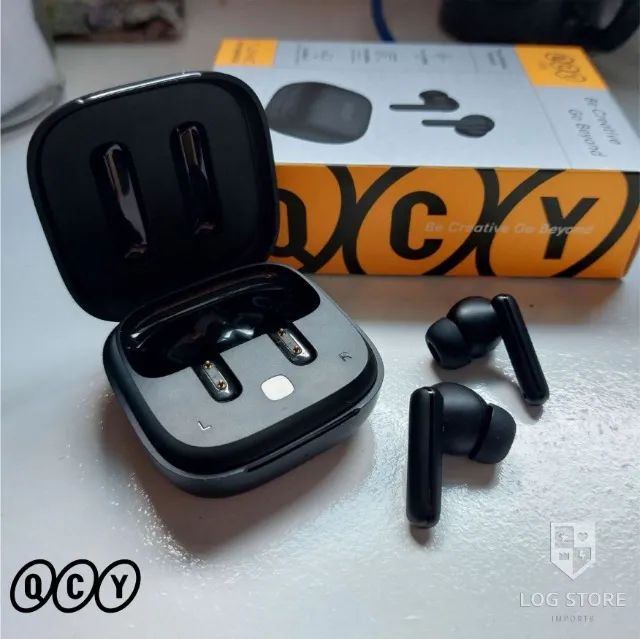 Fone QCY T13 ANC Cancelamento De Ruído Ativo Bluetooth 5.3 Preto - Foto 4