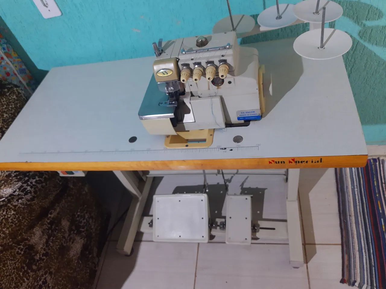 Máquina de costura industrial ponto cadeia  - Foto 5