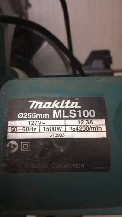 Serra meia esquadria Makitaa - Foto 4