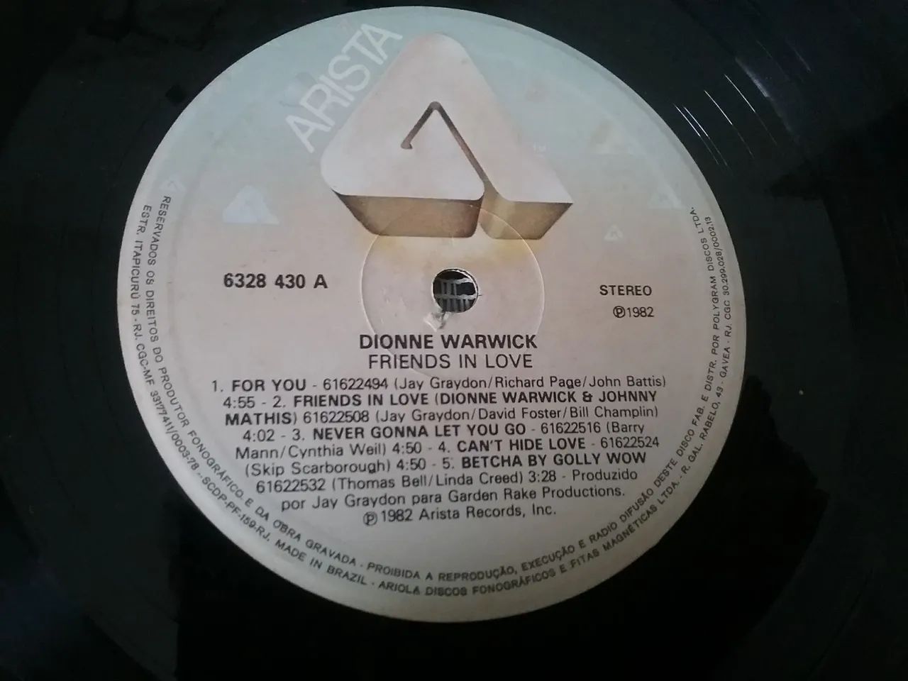 Disco de Vinil - Dionne Warwick - Friends in Love - Foto 4
