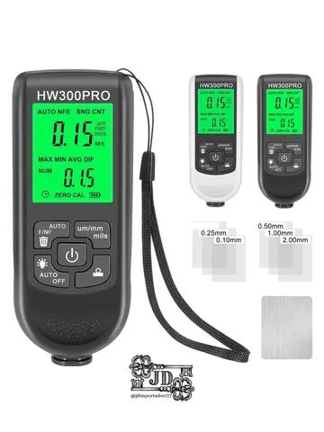Novo! Medidor espessura HW-300PRO - levestimento, fe, nfe, 0-2000um.