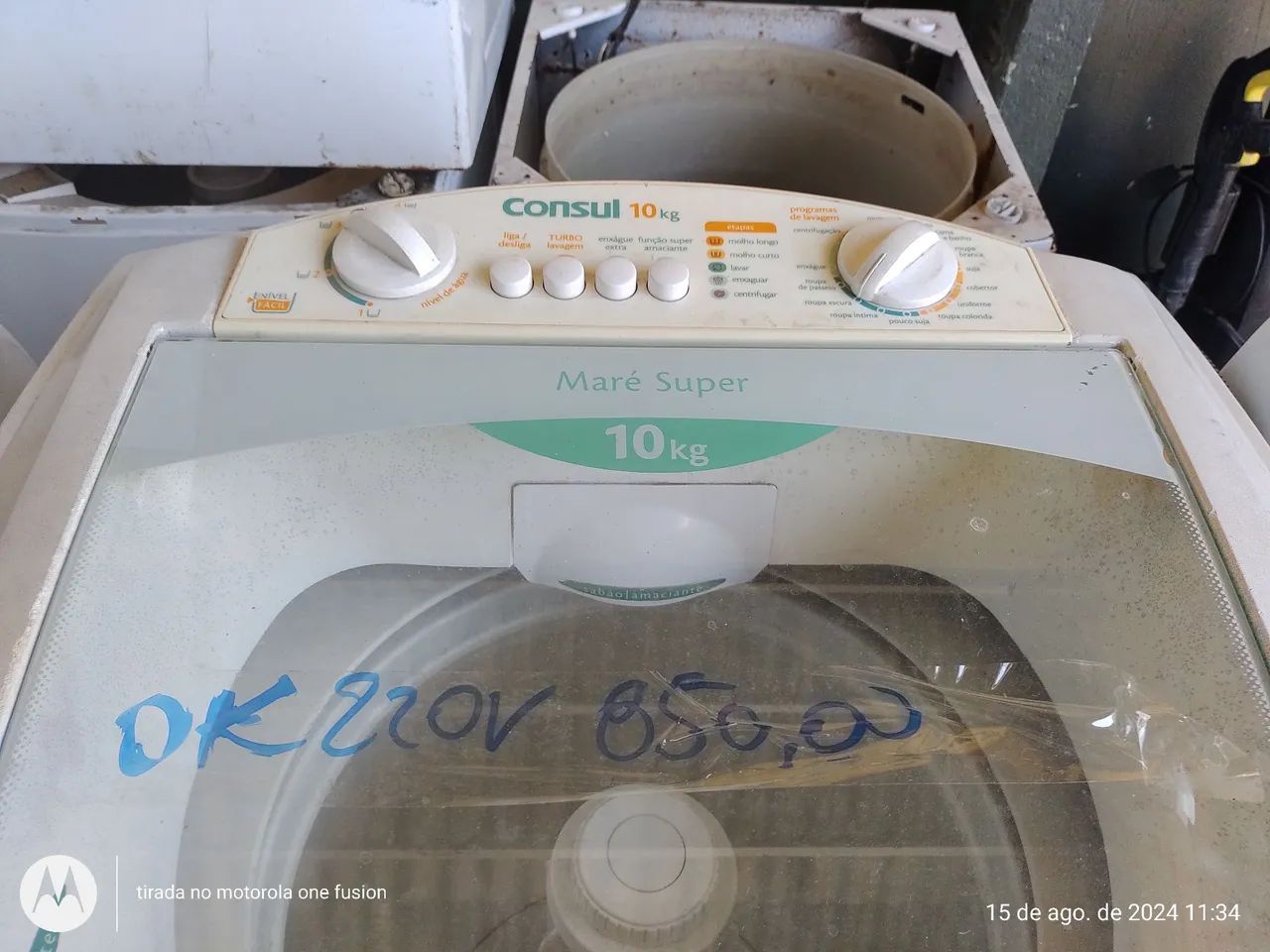 LAVADORA CONSUL MARÉ 10 KLS 220V