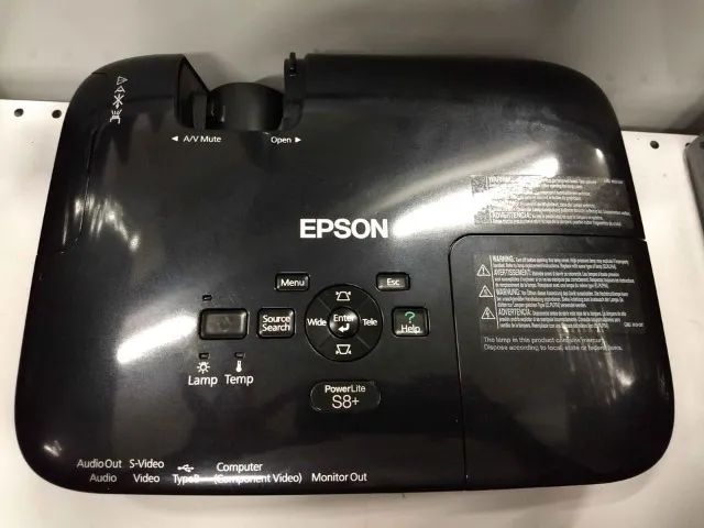Projetor Epson PowerLite S8+ Ótimo Estado com Garantia e Nf - Foto 6