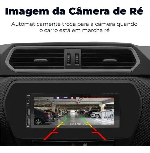 Central Multimídia Com Android e Apple Carplay - Foto 5