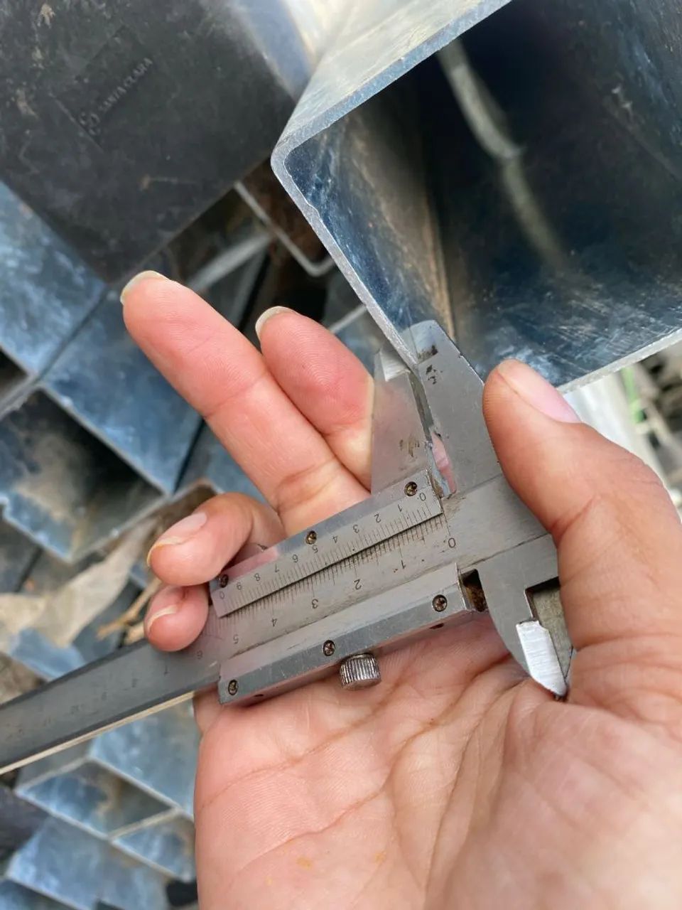 Sucata de Metalon galvanizado 70x70  - Foto 4