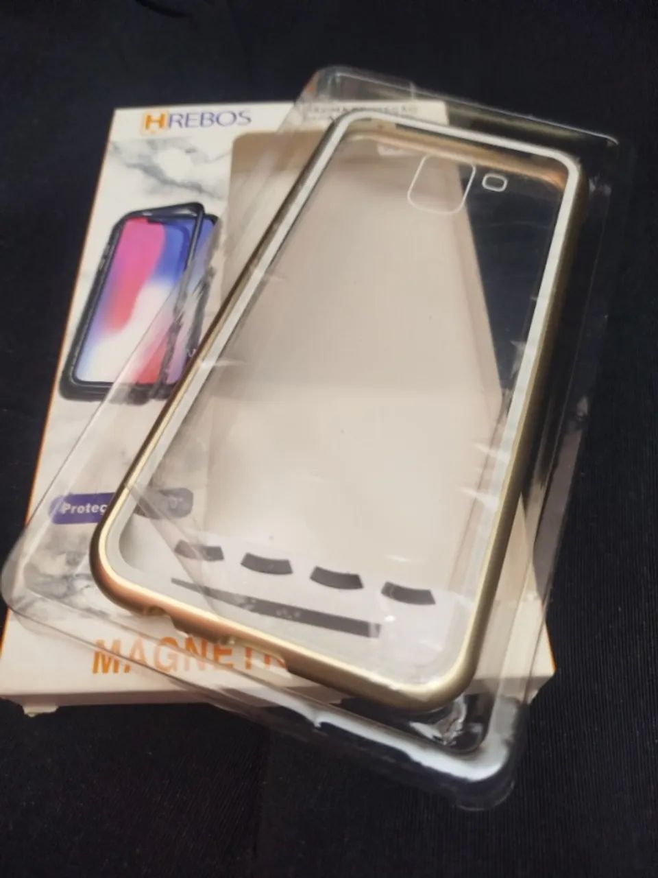 Capinha Samsung J6 2018 Vidro Só Atrás. 
