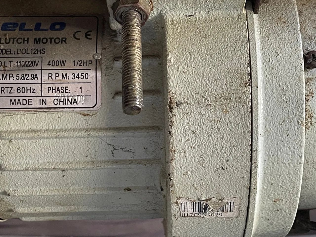 Motor de máquina de costura industrial ( alta rotação ) 