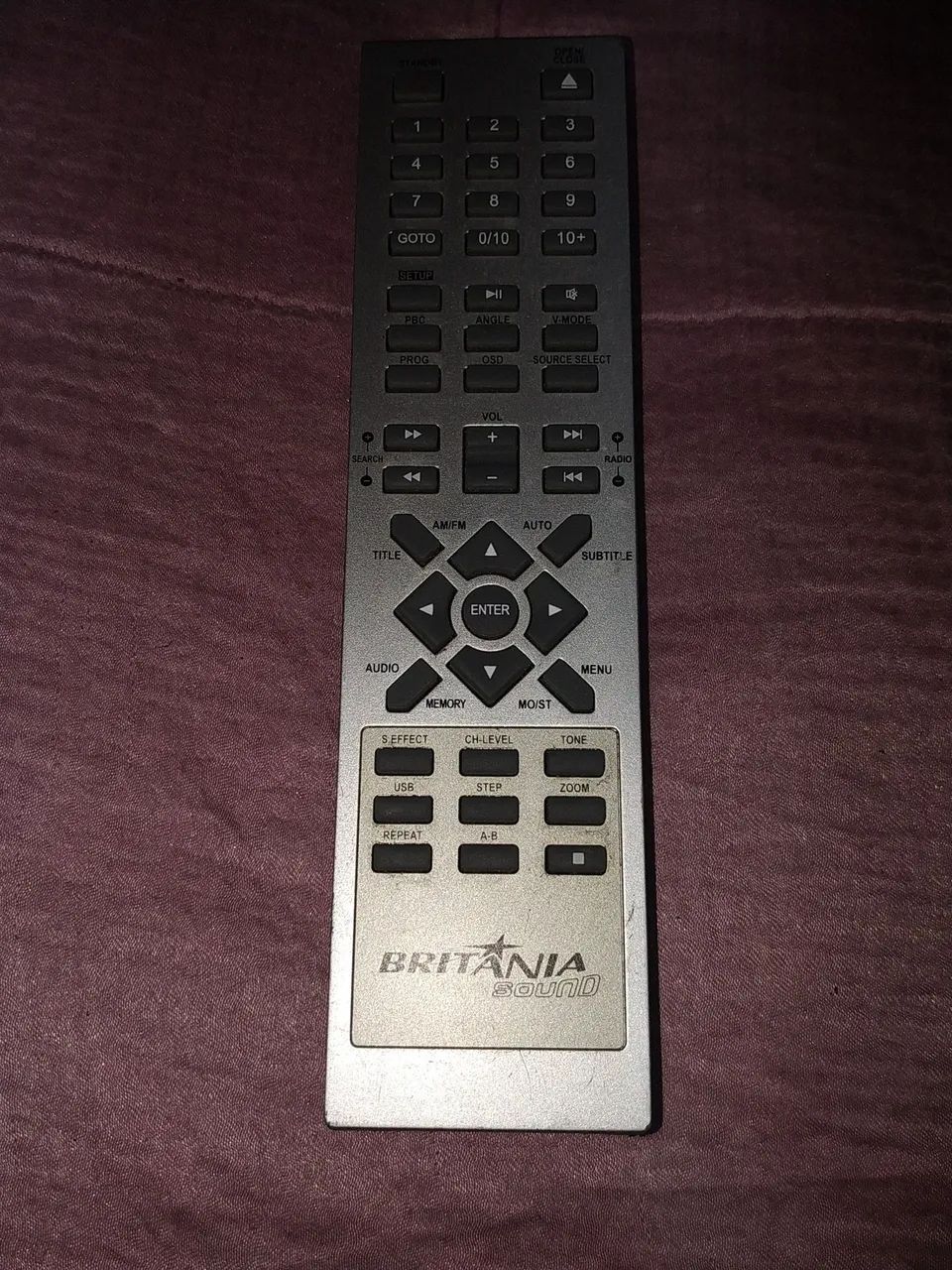 Controle Remoto DVD Player Britânia