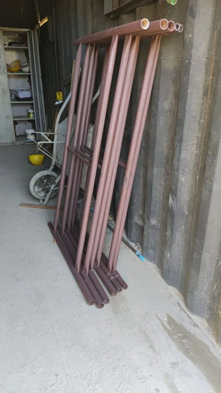 Estrutura metálica para construção