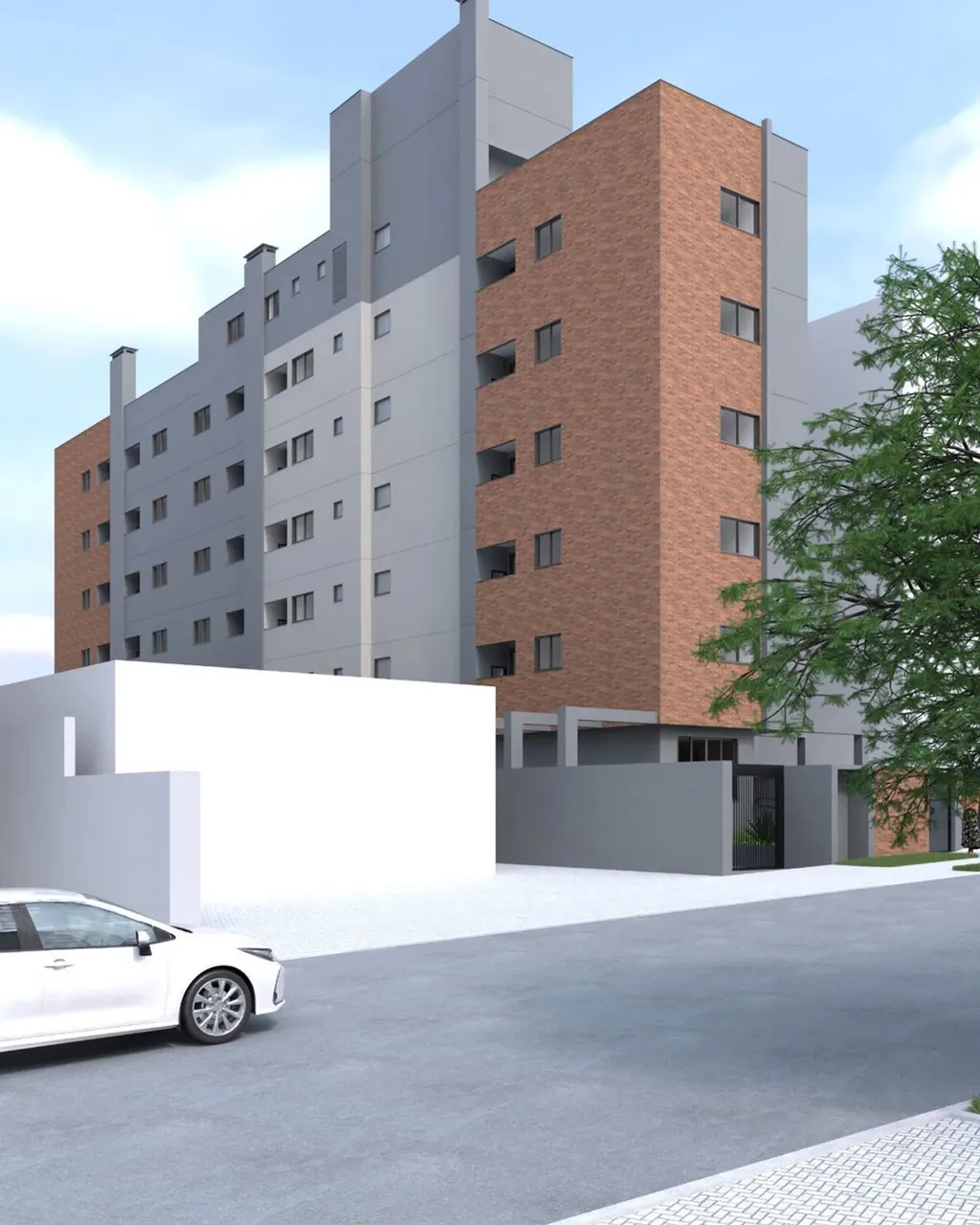 Studio à venda em Curitiba, Água Verde, com 1 quarto, 28,39m²