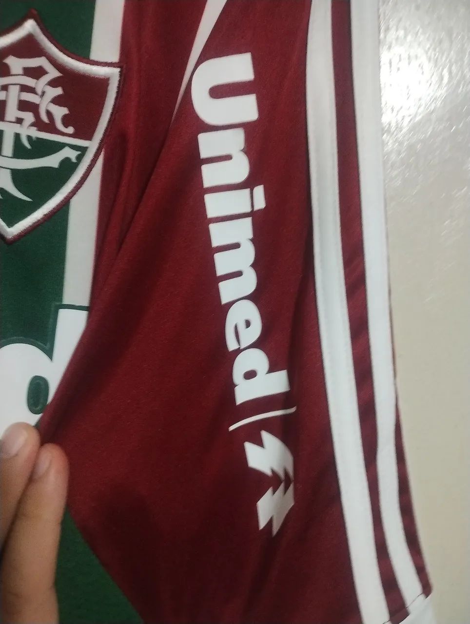 Camisa Fluminense original Adidas 2014 jogador Conca, tamanho G - Foto 2