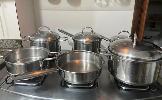 Conjunto Panela inox Rochedo - Foto 2